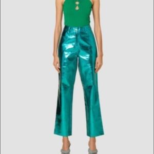 Metallic High Waisted Pant